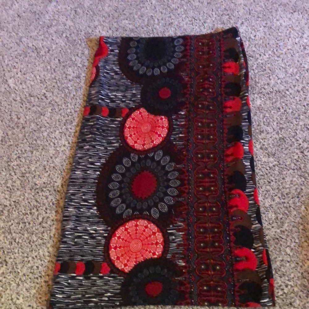 Pencil knit skirt